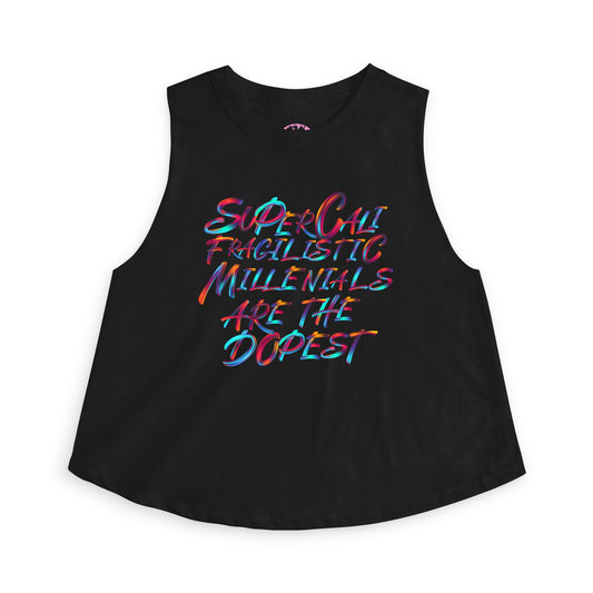 Mom•Top — "Supercali Fragilistic Millennials Are The Dopest" Graphic Tank