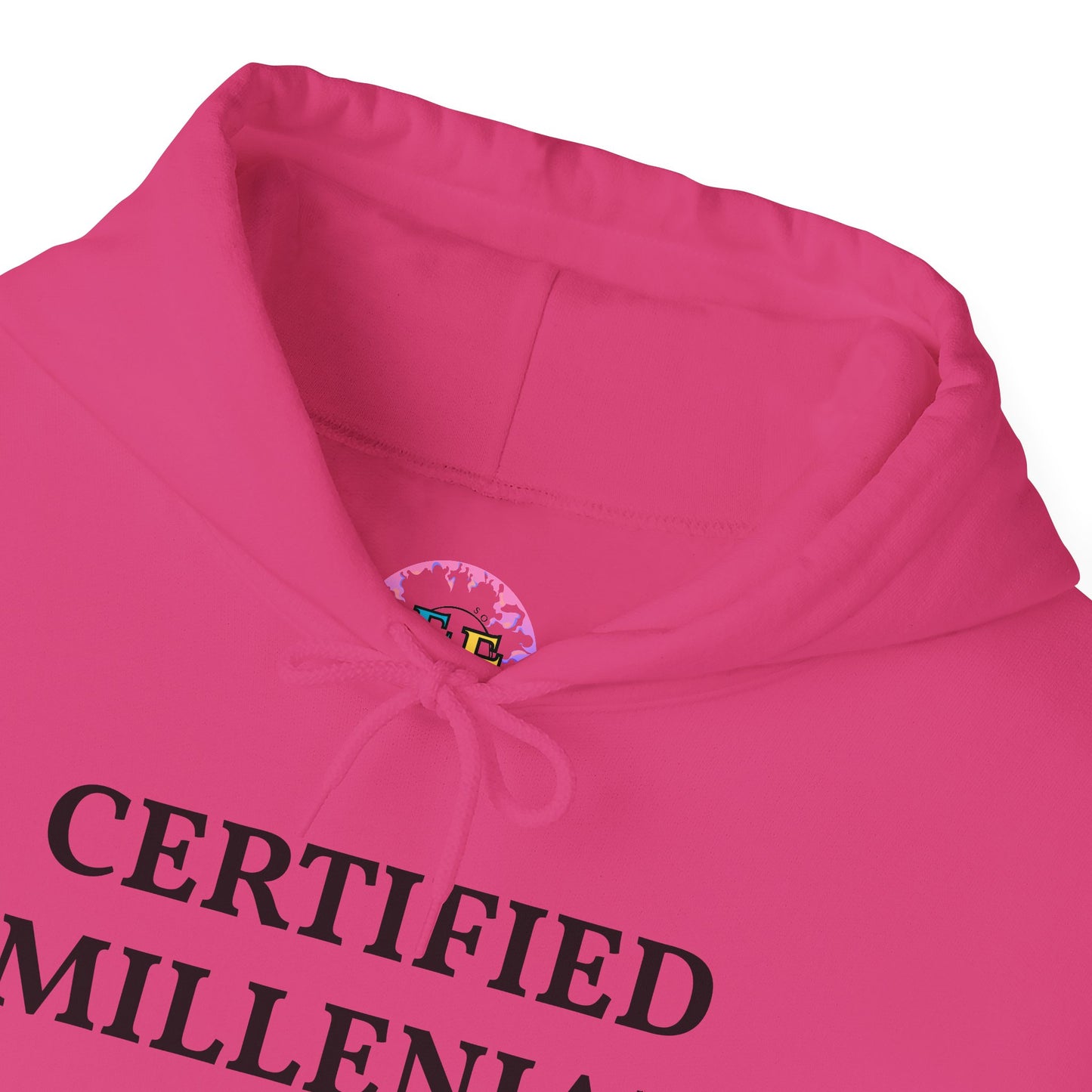 Certified Millennial Hoodie — '80s Born/90s Born Nostalgia Sweatshirt