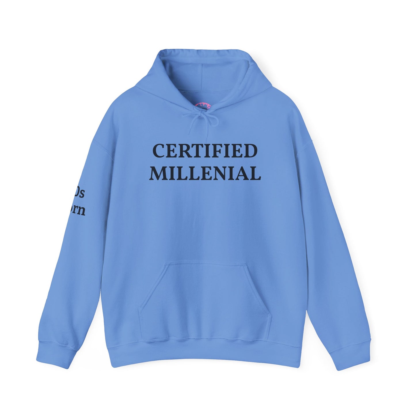 Certified Millennial Hoodie — '80s Born/90s Born Nostalgia Sweatshirt