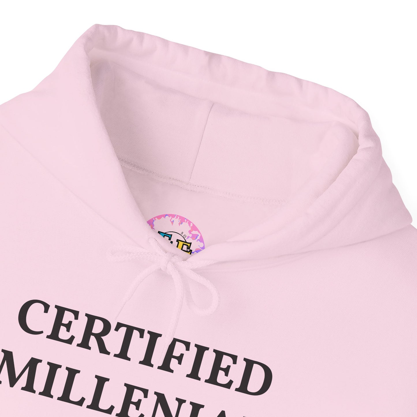 Certified Millennial Hoodie — '80s Born/90s Born Nostalgia Sweatshirt