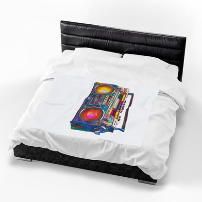 Velveteen Plush Blanket — "Your Newest Safe Space" Throw Blanket