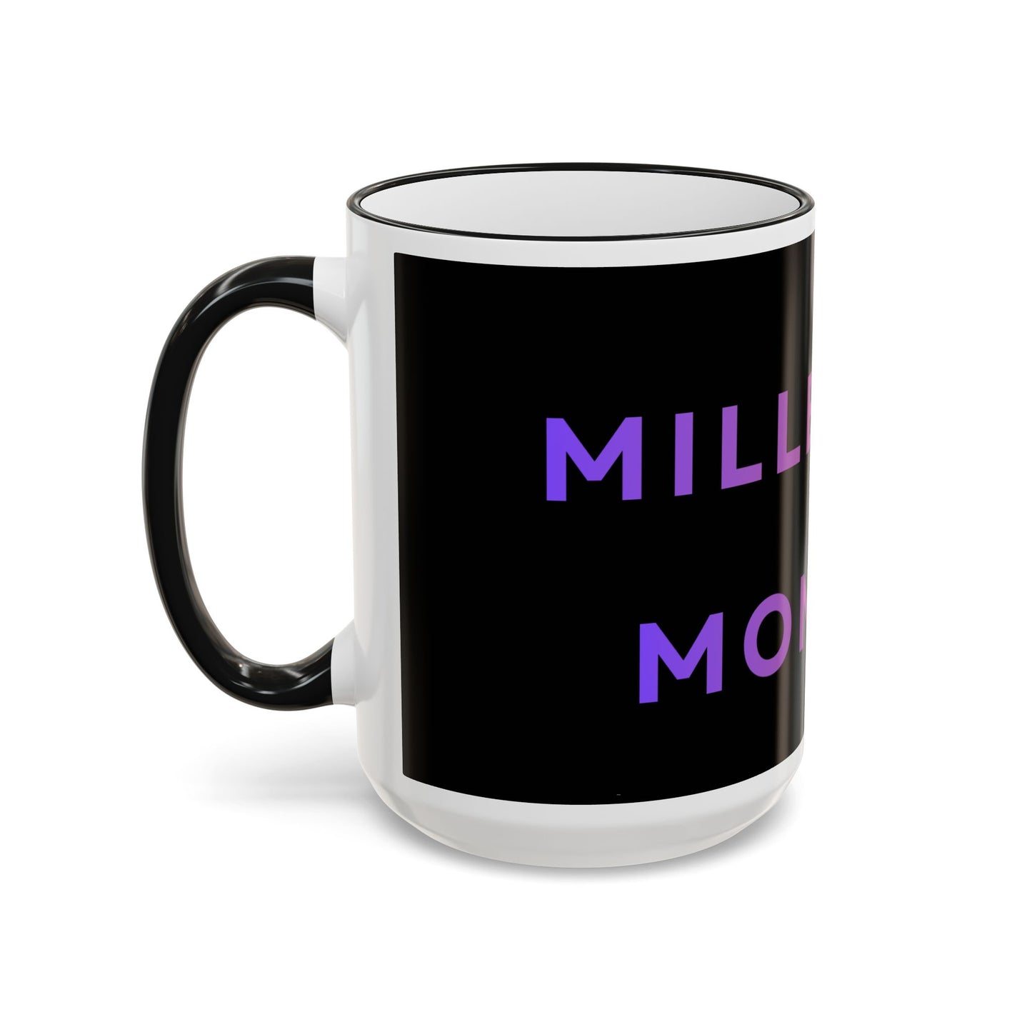 Millennial Momma Accent Rim Mug Coffee Cup  15oz