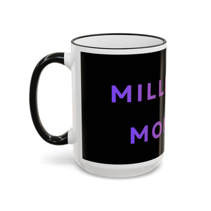 Millennial Momma Accent Rim Mug Coffee Cup  15oz