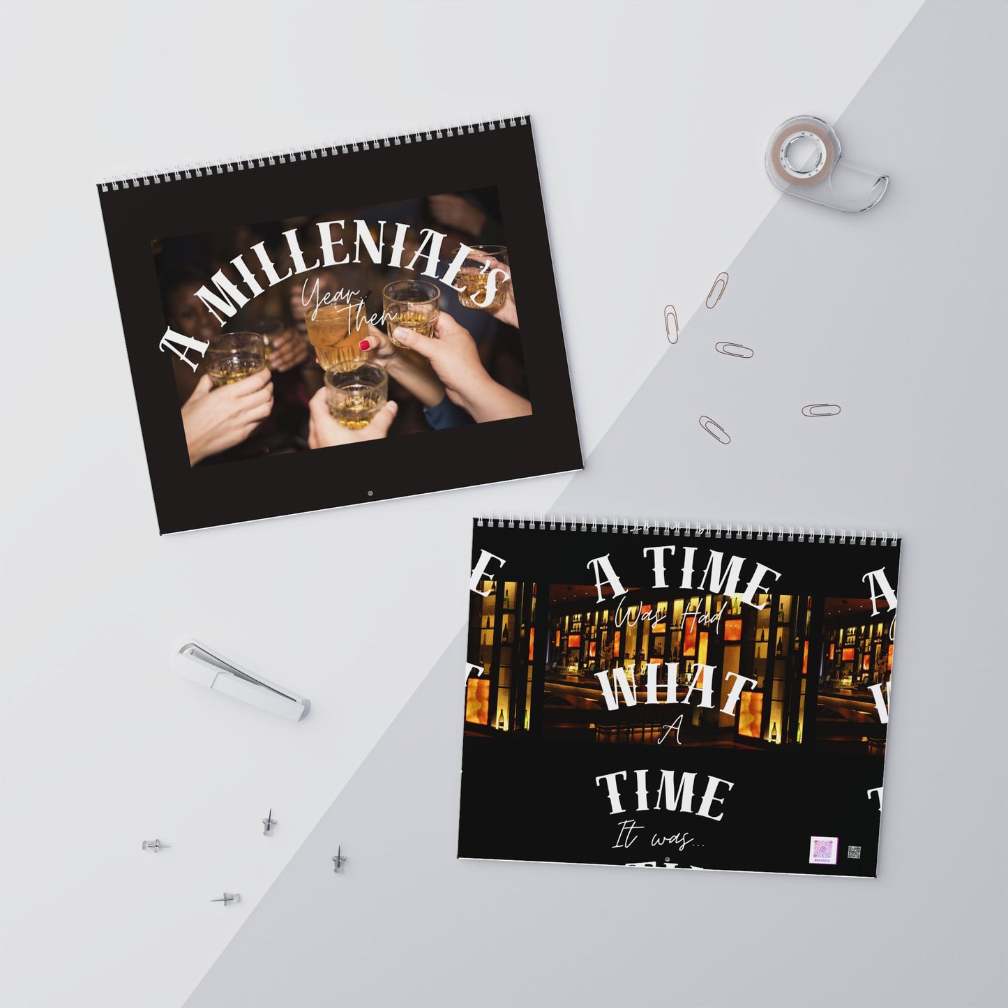 'You had to be there' Millenial Cocktail Theme Customizable Calendar
