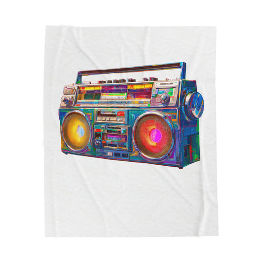 Velveteen Plush Blanket — "Your Newest Safe Space" Throw Blanket