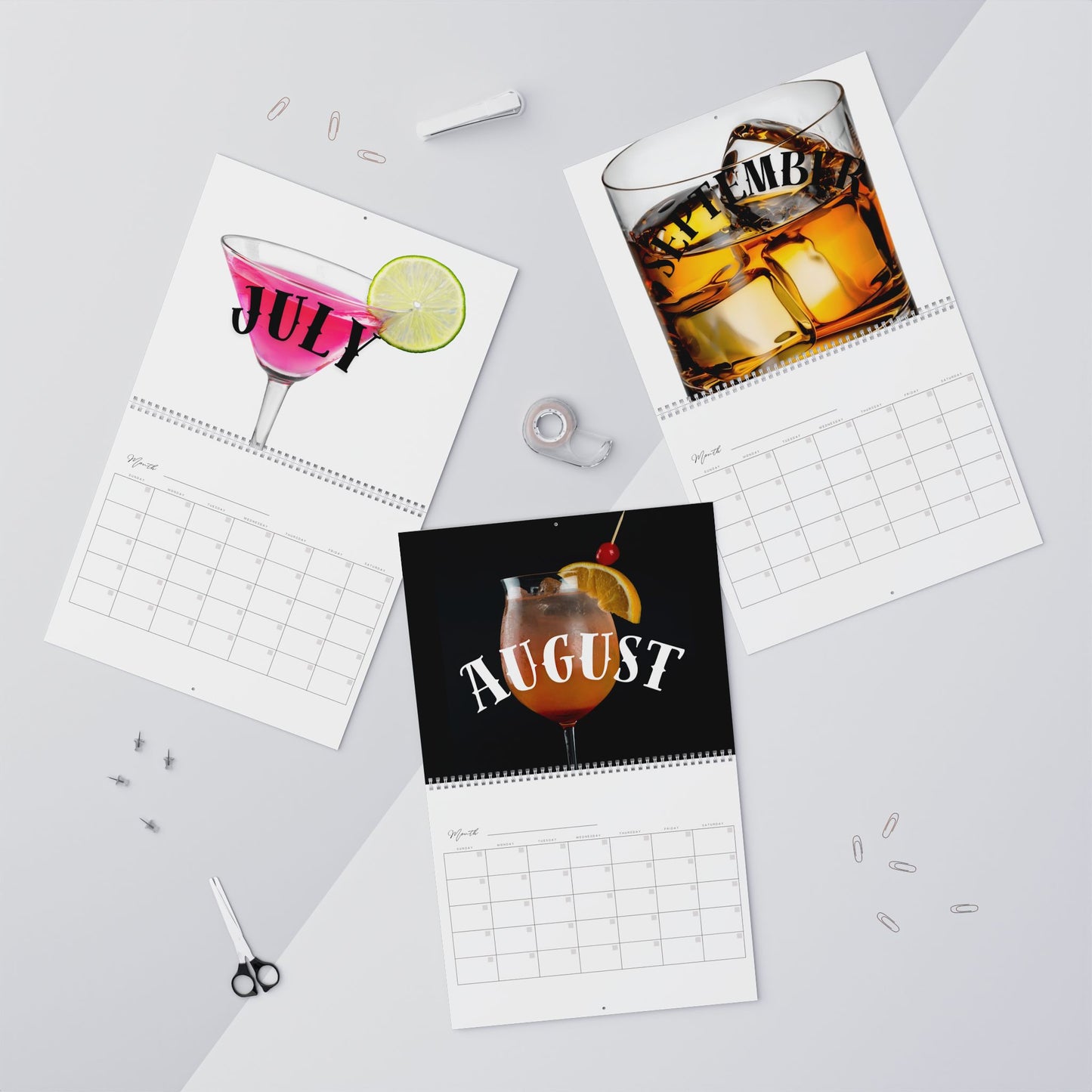 'You had to be there' Millenial Cocktail Theme Customizable Calendar
