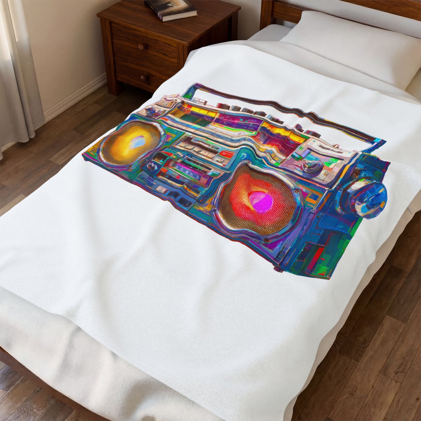 Velveteen Plush Blanket — "Your Newest Safe Space" Throw Blanket